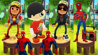 Tag with Ryan and Spiderman in Subway Surfers All Stars Mod - Run Gameplay