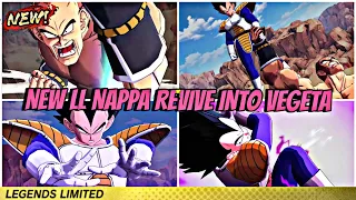NEW REVIVAL LEGENDS LIMITED NAPPA REVIVE INTO VEGETA OFFICIAL TRAILER 🔥!! IN DRAGON BALL LEGENDS