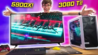 The ULTIMATE RTX 3080 Ti PC Gaming Setup 2021! 😲 Ryzen 5900X,  PC Build w/ Benchmarks! #AD