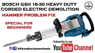 Bosch Professional GSH16 Demolition Hammer Hammering Problem Fix || Bosch Demolation Hammer #bosch