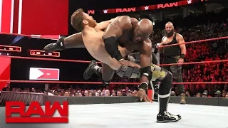 Braun Strowman & Bobby Lashley vs. Sami Zayn & Kevin Owens: Raw, April 23, 2018