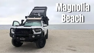 FREE BEACH CAMPING at Magnolia Beach