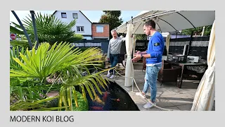 Modern Koi Blog #4914 - Eine Wasseranalyse an Marvins 4.000 Liter Minikoiteich