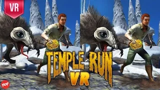 Temple Run VR - 3D SBS VR Video Gameplay - How long can you survive?