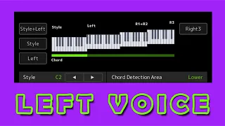 Left Voice, splitting keyboard and one simple trick for Yamaha arrangers players