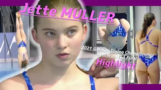 Women's Diving | Jette MULLER | Highlight | 2021 German Diving Championship  #sports  #diving