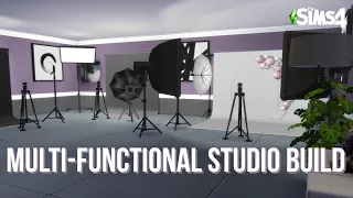 I Made a Functional Photography Studio in The Sims 4 !🤍