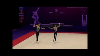 Acrobatic Gymnastics World Championship 2021 - POR Luís Ferreira, Beatriz Mota FINALS