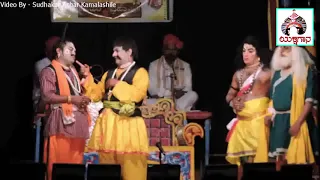 Aham Brahmasmi Yakshagana comedy seen : Ravindra Devadiga, Ramesh Bandari, and other artist