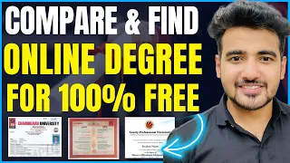 Find Best Online University For Free 2023 | Any UG,PG Online Degrees | Free Comparison College Vidya