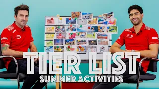 Andrea & Juan Manuel | Summer Activities Tier List