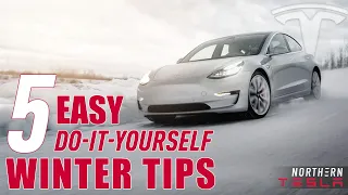 5 Easy Do-It-Yourself Tesla Model 3/Y Winter Tips