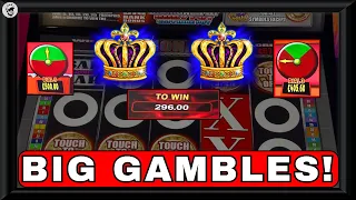 BIG, CRAZY & DEGENERATE GAMBLES On Ultra Premium Play! | Crown Gems, Action Bank & Lots More Slots!