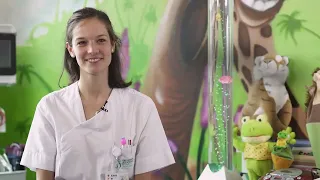 Anouck, infirmière puéricultrice à l'hôpital Saint Vincent de Paul