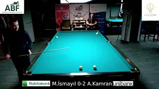 Bank Open | M.İsmayıl - A.Kamran | Banklar Arası Sərbəst Piramida Turniri | 1-ci tur