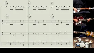 How to play : It Won't Be Long - The Beatles - guitar, bass, drums