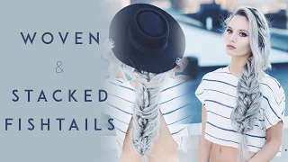 Woven Stacked Fishtails Tutorial | Kirsten Zellers