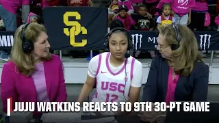 JuJu Watkins reflects on her impact already on women's hoops history 🩷 | ESPN College Basketball