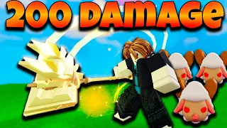 How to deal 200+ damage in season x - Roblox Bedwars