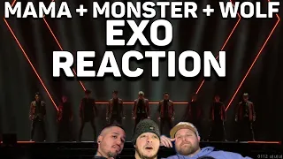 EXO(엑소)- MAMA + Monster + Wolf REACTION