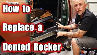 Repairing a Dented Rocker Panel | DIY Body Panel Replacement | Sheet Metal Repair Cheap and Easy