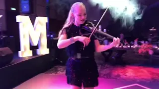 Violin performance (Marriott hotel ABBA - gimme)