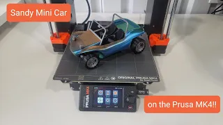 Sandy Mini Car on the Prusa MK4 turned out beautiful!!