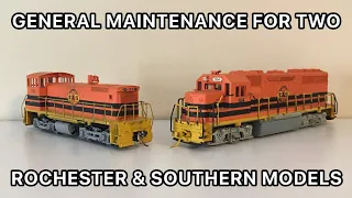 General Maintenance For Two Rochester And Southern Locomotives