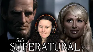 A WILD PARIS HILTON APPEARS? | Supernatural - 5x05 "Fallen Idols" reaction