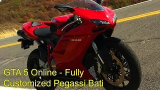 GTA 5 Online - "Fully Customizing" The (Pegassi Bati 801)!! #18
