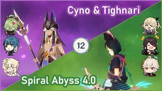 Spiral Abyss 4.0 | Cyno Quickbloom & Tighnari Spread | Genshin Impact