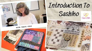 Introduction to Sashiko with Tracy!! Learn the basics!