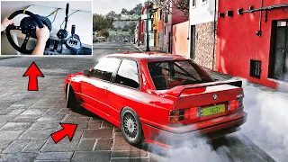 BMW E30 M3 | Forza Horizon 5 | Steering Wheel + Shifter Gameplay