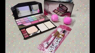 Unboxing  with Review of TYA MAKEUP KIT  💅 T.Y.A. brushes, makeup kit and makeup blanders