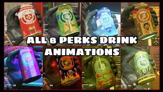 COD Black Ops: Cold War Zombis - All 8 Perks drink animations and jingles (Dark Aether included)