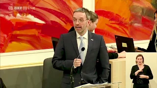 Ein Jahr Innenminister Herbert Kickl