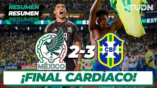 Resumen y goles | México 2-3 Brasil | Amistoso Internacional | TUDN