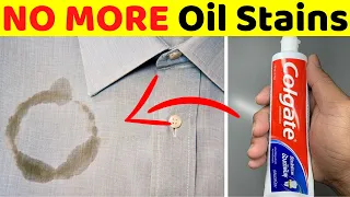 How to Remove Oil Stains From Clothes Without Washing