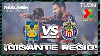 Resumen y goles | Tigres vs Chivas | Liga Mx - CL2024 J2 | TUDN