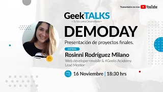 GeekTALKS - Demo de Proyectos Finales España