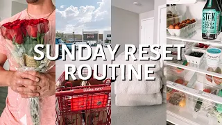 SUNDAY RESET ROUTINE: CLEANING, GROCERY SHOPPING, WORKING OUT, ETC