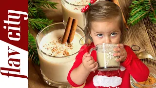 2 Year Old Makes Eggnog #shorts