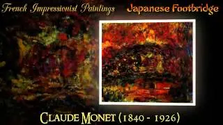 Claude Monet Japanese Footbridge Famous Impressionist Paintings | Video 31 of 46