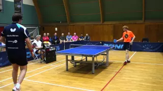 Sandpaper Ping Pong - English Open Final 2015 - Chris Doran vs Gavin Rumgay