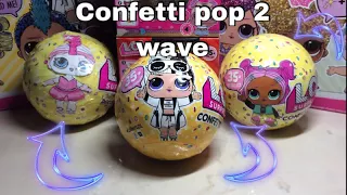 Самая крутая LOL!! LOL Confetti pop 2 wave | Снова золотой шар?!