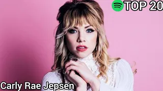 Top 20 Carly Rae Jepsen Most Streamed Songs On Spotify (Aug 21, 2021)