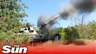 Polish howitzers blast targets as Ukrainian forces receive support