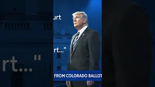 Court disqualifies Trump from Colorado ballot #shorts