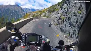Route des Grandes Alpes - D211A "Holy Crap" Cliff Road Near Briancon - RT's Best Motorcycle Rides