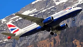 INNSBRUCK AIRPORT Planespotting - ONE OF THE MOST SPECTACULAR AIRPORT IN EUROPE